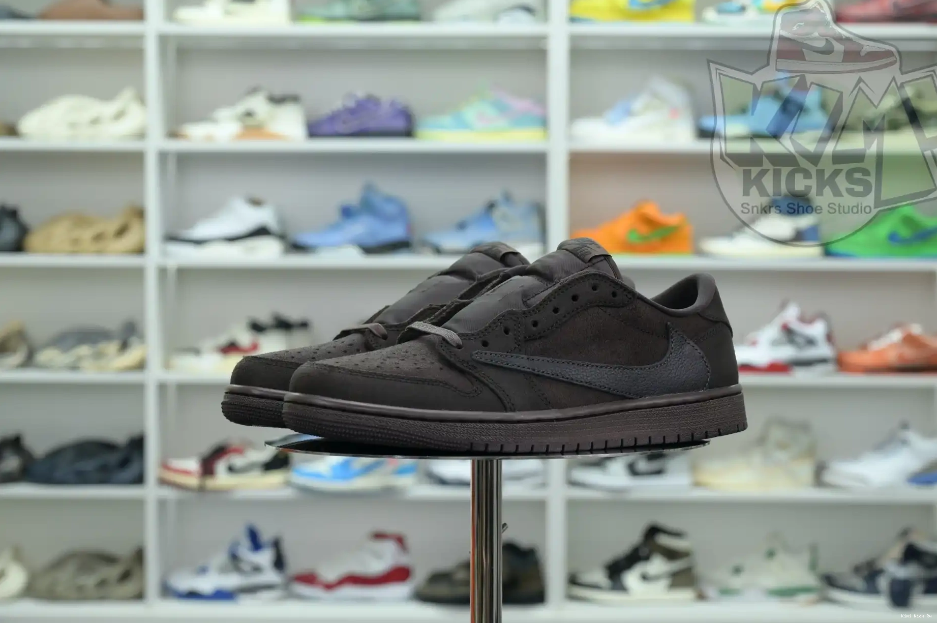 1 Kimikick Jordan Air OG“Velvet Travis Scott x Brown” Jordan Low 0706